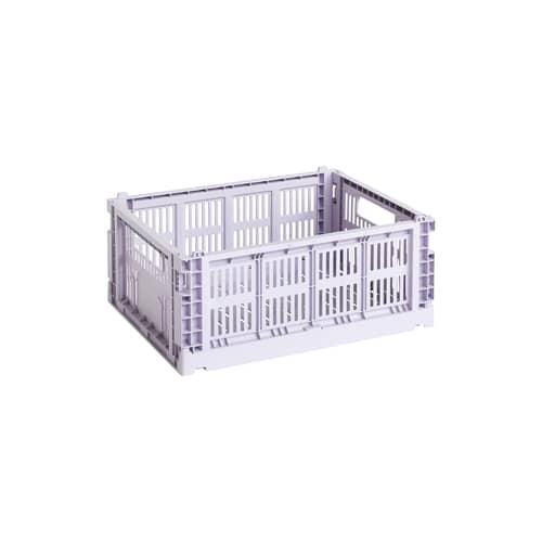 Panier Colour Crate Medium / 26,5 x 34,5 cm - Recyclé - Hay - Lavande - Polypropylène recyclé