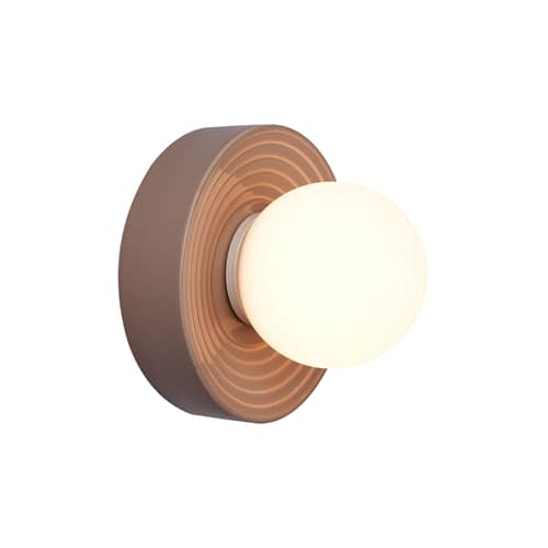 Applique Alicia céramique beige / Large - Ø 22 cm - ELEMENTS LIGHTING - Taupe - Céramique