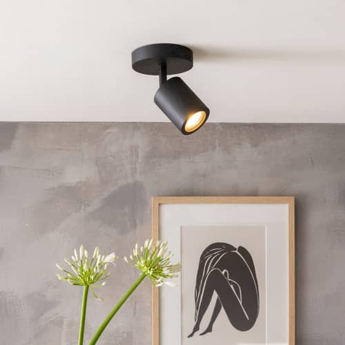 Java Ceiling light wood black / Adjustable Spotlight - GOOD&MOJO - Black - Bamboo
