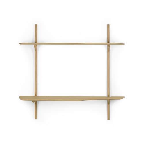 Bureau mural PI bois naturel / L 140 x Prof. 48 cm - Ethnicraft - Chêne - Chêne massif