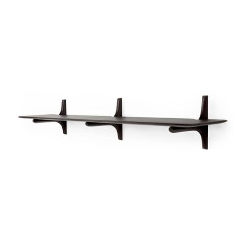 Étagère PI bois marron / L 168 cm - Acajou massif - Ethnicraft - L 168 cm / Acajou - Acajou massif teinté