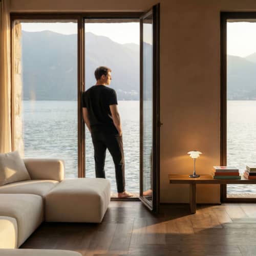 Lampe sans fil rechargeable PH 1/1 LED - Louis Poulsen - Chromé / Blanc - Aluminium chromé, Verre soufflé bouche