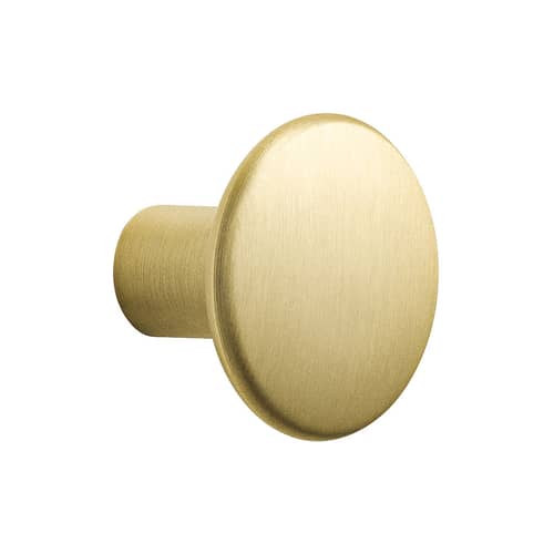 Patère The Dots Metal Small / Ø 2,7 cm - Muuto - Laiton - Laiton massif