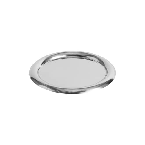 Piatto da portata Essential Round metallo argento / Ø 13 cm - Hay - Ø 13 cm - Acciaio inossidabile lucido