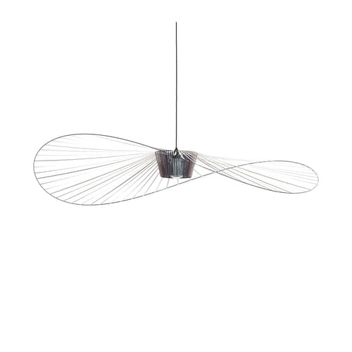 Sospensione Vertigo materiale plastico nero Grande / Ø 200 cm - Constance Guisset, 2010 - Petite Friture - Scarabeo (nero cangiante) - Fibra di vetro, Poliuretano