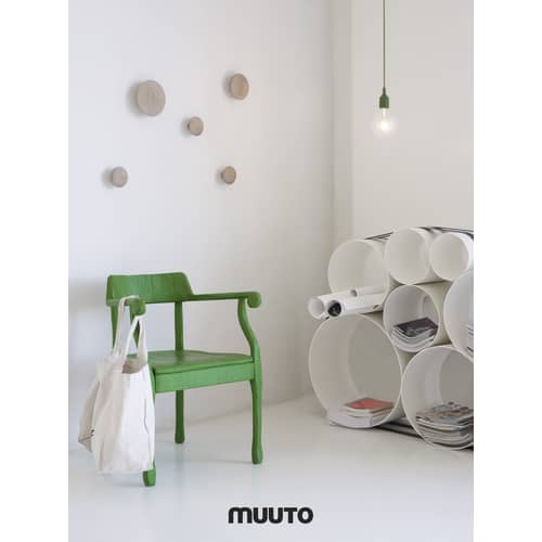 Suspension E27 plastique gris / Silicone - Ampoule incluse - Muuto - Gris foncé - Silicone
