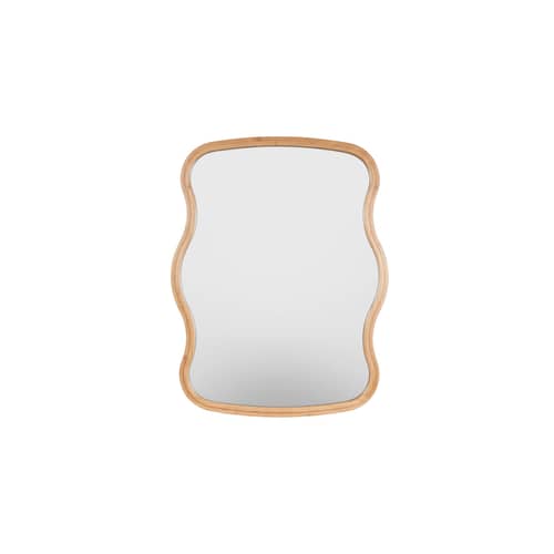 Noto Wall mirror natural wood / Small - 70 x 90 cm / Oak - Maison Sarah Lavoine - 70 x 90 cm / Natural oak - Glass, Oak
