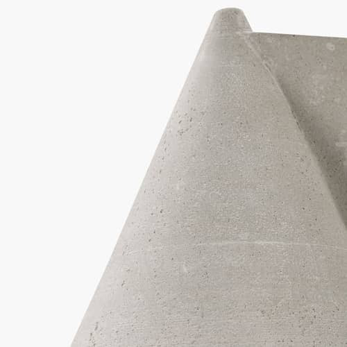 Wandleuchte Béton Primary Shape n°1 stein grau / Beton - Serax - Grau - Beton