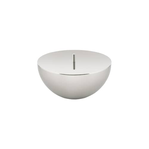 Bougeoir Rocc Medium Ø 15,5 cm / Contenant seul (bougie vendue séparément) - Alessi - Bougeoir / Acier - Acier inoxydable