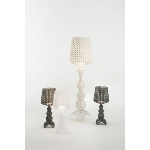 Mini Kabuki LED Lamp plastic material black / LED - Kartell - Black - Polycarbonate