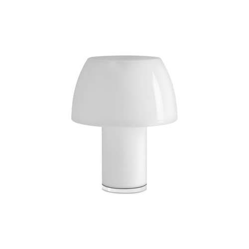 Lampe extérieur sans fil rechargeable Lorosae LED - Nemo - Blanc Jasmin - Verre