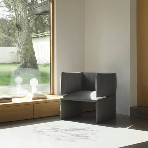 Lampe extérieur sans fil rechargeable Yo Small plastique blanc / LED - H 27 cm - Normann Copenhagen - H 27 cm - ABS, Polyéthylène