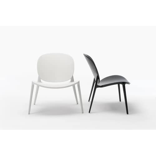 Lounge Sessel Be Bop plastikmaterial weiß / Outdoor - Kartell - Weiß - Polypropylen
