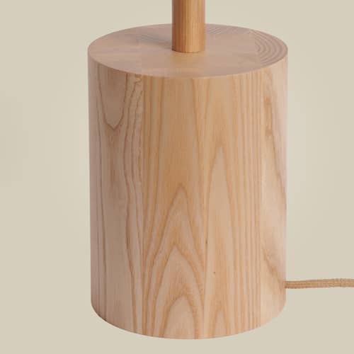 Stehleuchte Okinawa LED holz natur / 1 schwenkbarer Diffusor - GOOD&MOJO - Natur - Esche