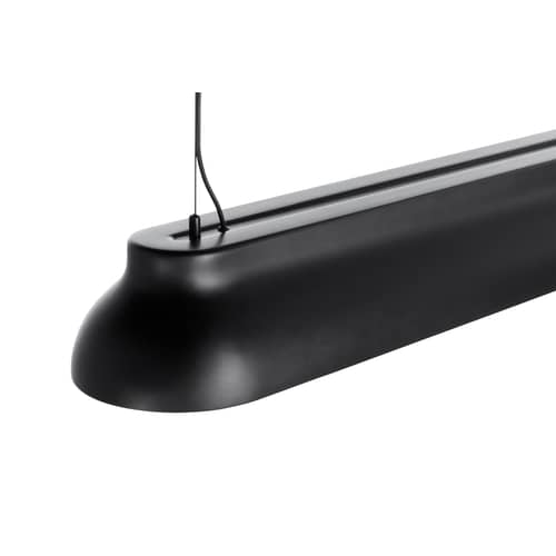 PC Linear Pendant metal black / LED - L 120 cm / Aluminium - Hay - Black - Aluminium
