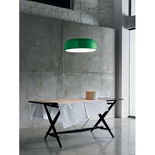 Smithfield Pendant metal green / Ø 60 cm - Aluminium - Flos - Green - Painted aluminium