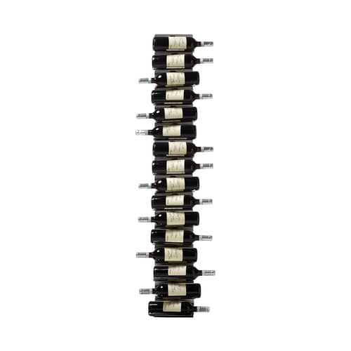 Porte-bouteilles mural Ptolomeo Vino métal / H 150 cm - Opinion Ciatti - Inox - Acier inoxydable