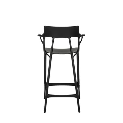 Kartell A.I Bar stool - black | Made In Design UK