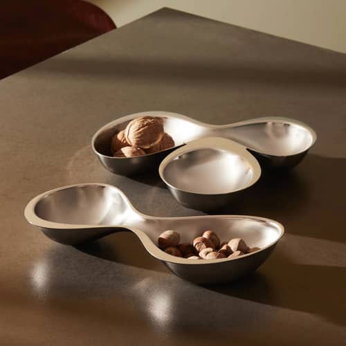 Coupelle Babyboop - Alessi - 3 compartiments - Aluminium