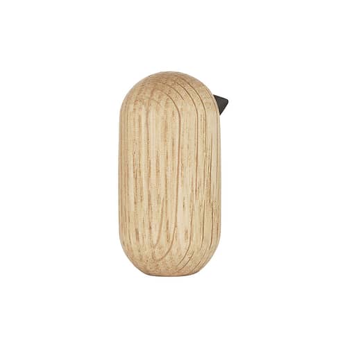 Little Bird Figurine natural wood H 5 x Ø 2,5 cm - Normann Copenhagen - H 5 cm / Oak - Turned solid oak