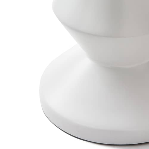 Tabouret Zig Zag OUTDOOR blanc - Pols Potten - Blanc mat - Fibre de verre