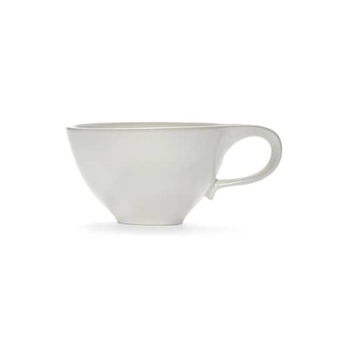 Tazzina per cappuccino Unity - Butterfly ceramica bianco / Set di 2 - 15 cl - Serax - Set 2 tazze - Porcellana