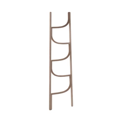 Porte-serviettes Ladder bois naturel / Porte-serviettes - H 160 cm - Wiener GTV Design - Bois naturel - Frêne massif cintré