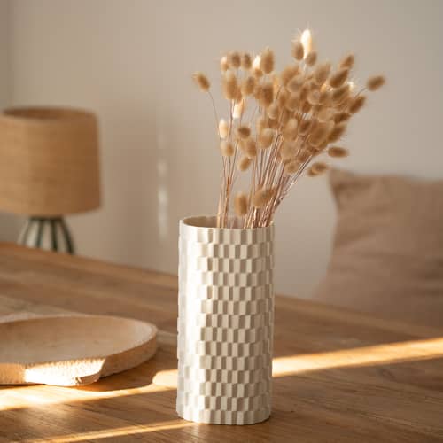 Vaso Sillage ceramica beige - Jars Céramistes - Ciottolo - Gres smaltato