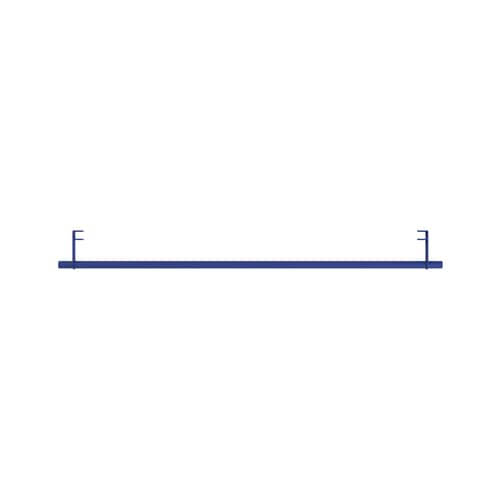 Accessoire / Tringle à vêtements pour système Shelving System - L 85 cm - MOEBE - Bleu - Acier
