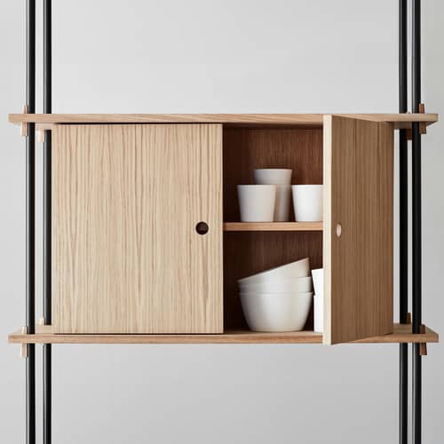 Accessoire / Etagère intérieure pour caisson Shelving System - MOEBE - Chêne naturel - MDF placage chêne