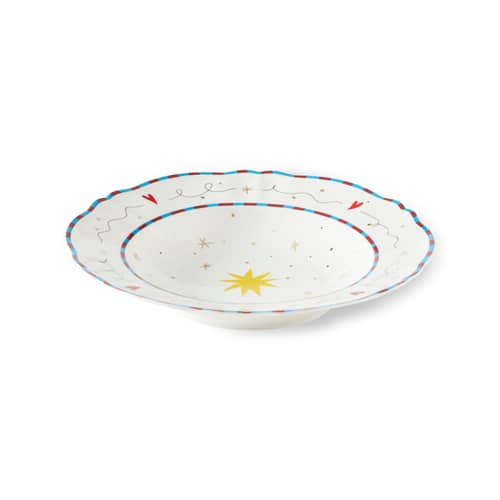 Assiette creuse Il frutto della passione - Star / Ø 23 cm - Bitossi Home - Star / Jaune - Porcelaine