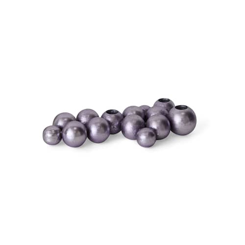 Chandelier Bubble métal violet / 25 x 12 cm - HK LIVING - Violet métallisé - Fer