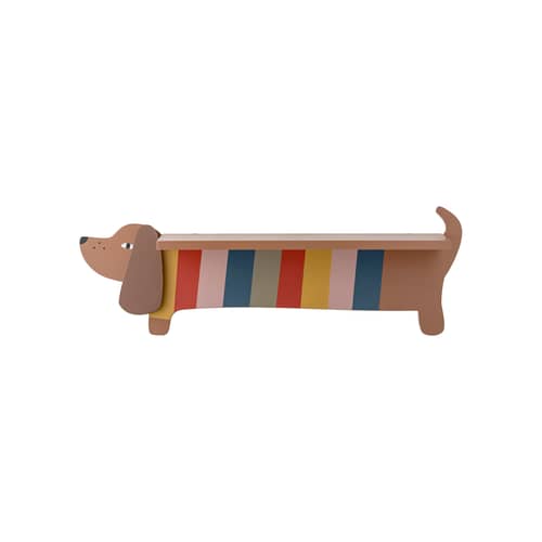 Etagère murale Charlie bois multicolore / L 54 cm - Bloomingville - Multicolore - MDF