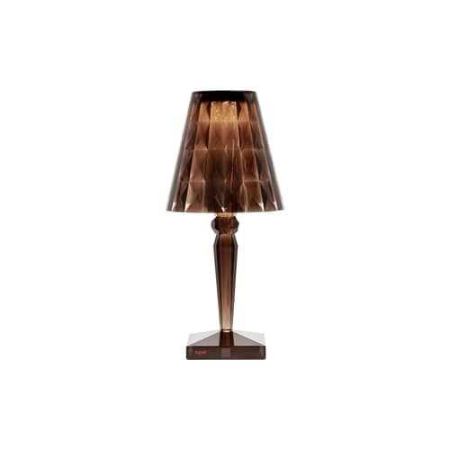 Lampe extérieur sans fil rechargeable Big Battery LED plastique marron / H 37 cm - USB - Kartell - Cola - PMMA