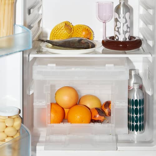 Schachtel Blox Small plastikmaterial transparent / 36 x 26 x H 28,5 cm - STUDIO ABOUT - 36 x 26 x H 28,5 cm - Polypropylen
