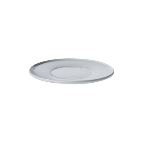 Soucoupe  céramique blanc pour tasse à thé Platebowlcup - Alessi - Soucoupe blanche - Porcelaine