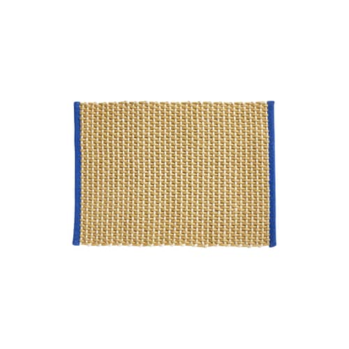 Teppich  textil gelb / Jute & Wolle - 50 x 70 cm - Hay - Gelb - Jute, Wolle