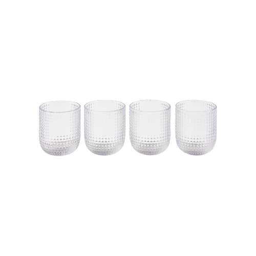 Set de 4 verres Rooftop / 300 ml - Pols Potten - Transparent - Verre