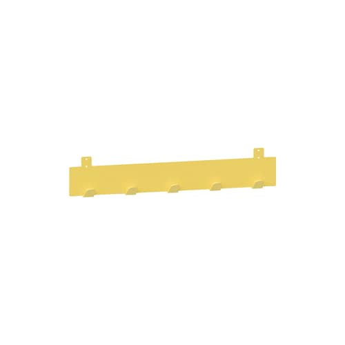 Accessoire / Crochets muraux pour étagère Pli L 60 cm - TIPTOE - Jaune de Naples - Acier thermolaqué