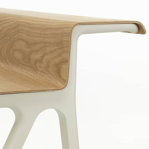 Bureau Courier blanc / Ronan Bouroullec - L 120 x P 72,5 cm - Vitra