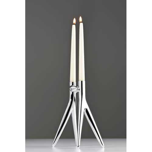 Chandelier Abbracciaio métal argent / Philippe Starck, 2012 - Kartell - Argent - Aluminium