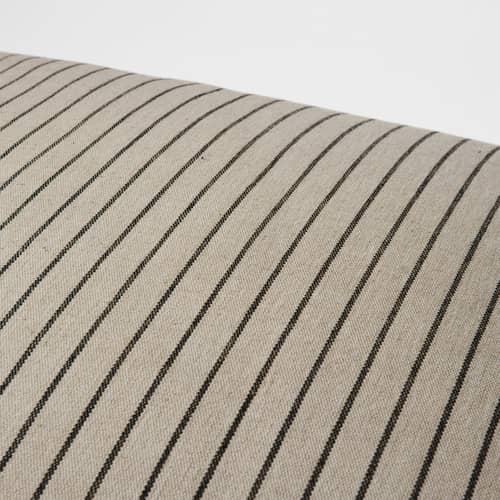 Housse de coussin Karen beige / 30 x 50 cm - BROSTE COPENHAGEN - 30 x 50 cm / Beige & noir - Coton