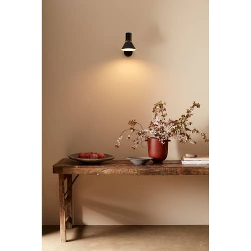 Type 80 W2 Wall light metal black / Articulated arm - Wall connection - Anglepoise - Black - Aluminium, Cast iron, Steel