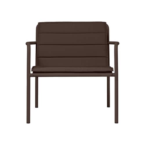 Zubehör  textil braun / Kissen für Lounge Sessel Dapple - Ferm Living - Dunkle Schokolade - Outdoor-Stoff, Schaumstoff