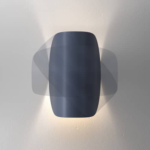 Applique IO LED métal blanc / Orientable - Fontana Arte - Blanc - Aluminium verni