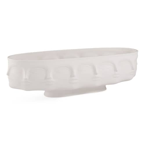 Dora Maar Bowl ceramic white / 47 x 16 cm - Jonathan Adler - Mat white - China