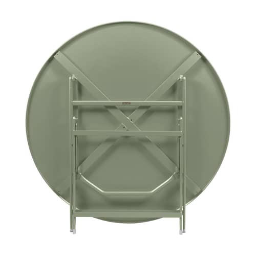 Klapptisch Caractère metall grün / Ø 128 cm / 7 Personen - Fermob - Kaktus - bemalter Stahl
