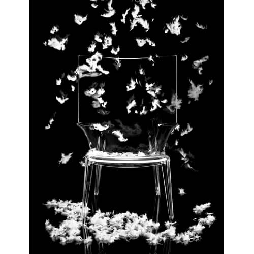Fauteuil Uncle Jim plastique transparent / Philippe Starck, 2014 - Kartell - Cristal - Polycarbonate