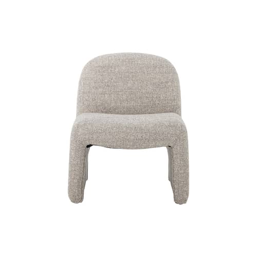 Kindersessel Neel textil grau - Bloomingville - Grau - Furnier, Gewebe, Schaumstoff