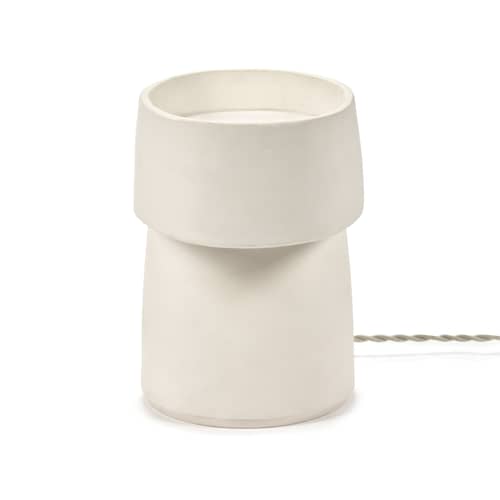 Lampe de table Romé céramique blanc / H 23,5 cm - Serax - Blanc - Grès